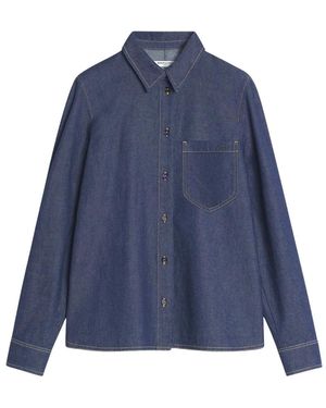Maison Kitsuné Maison Kitsune' Hemden Blauw