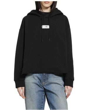 MM6 by Maison Margiela Hoodies - Black