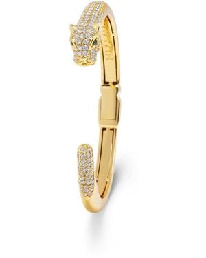 Nialaya Panther Cuff Bangle - Mettallic