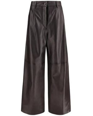 P.A.R.O.S.H. Weite Hosen - Braun