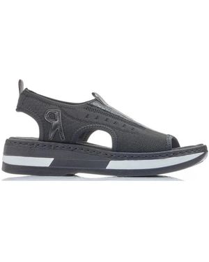 Rieker Flat Sandals - Azul