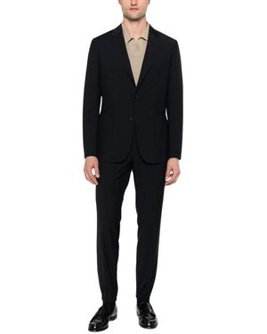 ZEGNA Kostuums ,Zwart ,Leer Ermenegildo Jurken Zwart