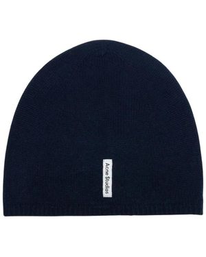 Acne Studios Fitted Beanie - Blau