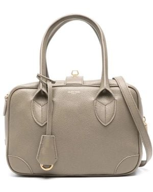 Golden Goose Vita Leder Tote Tasche - Grau