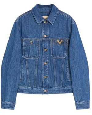 Valentino Denim Jackets - Blauw