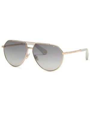 Philipp Plein Authentische Brille Mit Premium-Qualität - Mettallic