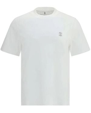 Brunello Cucinelli T-Shirts - Wit