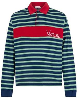 Versace Tops ,Veelkleurig ,Tops - Groen