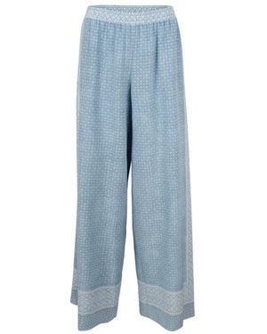 Ermanno Scervino Wide Trousers - Blue