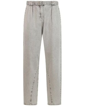 Patrizia Pepe Straight Jeans - Gray