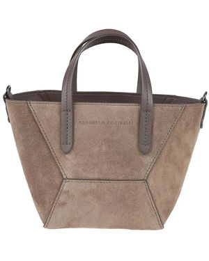 Brunello Cucinelli Tote Bags - Brown