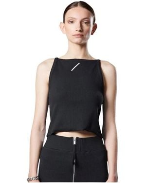 Thom Krom Sleeveless Tops - Black