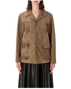 Ralph Lauren Perce Ongevoerd Jasje - Bruin