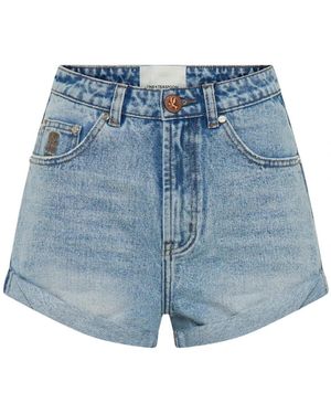 One Teaspoon Korte Broeken ,Blauw ,Denim Bandits High Waist Denim Shorts