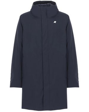 K-Way Jassen ,Blauw ,Leer Thomas Warm Ottoman