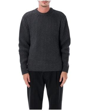 A.P.C. Truien & Vesten ,Grijs ,Wol Sweater Ron - Zwart