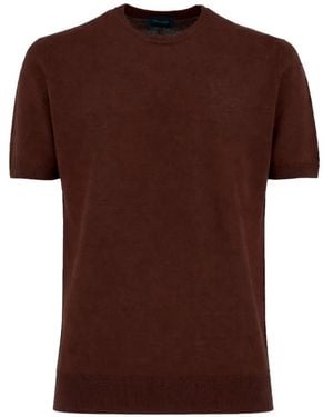 Drumohr Round-Neck Knitwear - Bruin