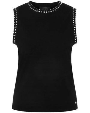 Marc Cain Mouwloze Tops - Zwart