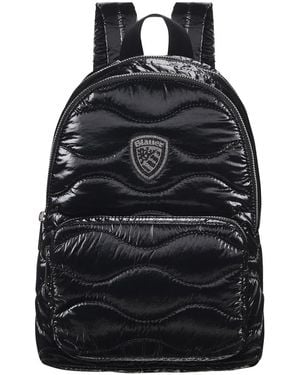 Blauer Zaino morbido nero elegante
