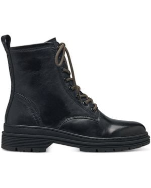 Tamaris Lace-Up Boots - Black