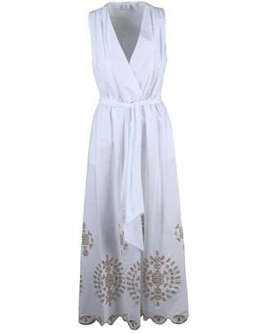 Eleventy Maxi Dresses - Blue
