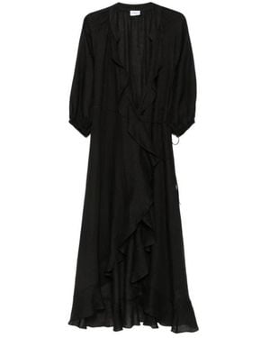 Marella Wrap Dresses - Black