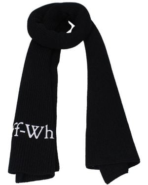 Off-White c/o Virgil Abloh Winter Scarves - Zwart