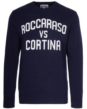 MC2 Saint Barth Round-Neck Knitwear - Blue