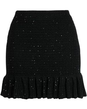 Self-Portrait Short Skirts - Black