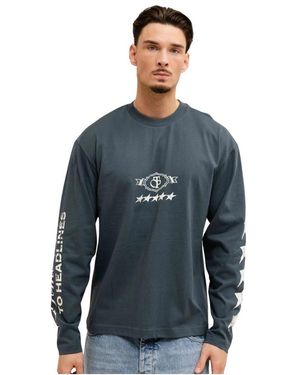 Off The Pitch Long Sleeve Tops - Bleu