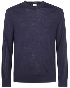 Paul Smith Round-Neck Strickwaren - Blau