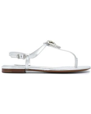 Dolce & Gabbana Flat Sandals - Bianco