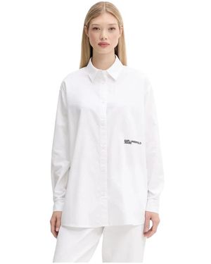 KARL LAGERFELD Shirts - Bianco