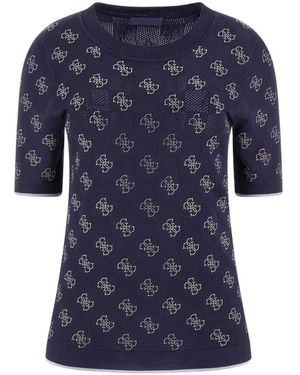 Guess Round-Neck Knitwear - Blu