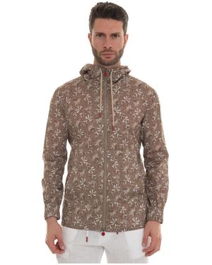 Kiton Zip-Throughs - Brown