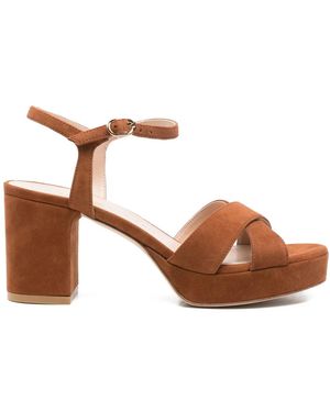 Stuart Weitzman Maven Sandale - Braun