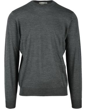 FILIPPO DE LAURENTIIS Round-Neck Knitwear - Grey