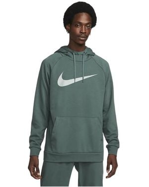Nike Fitness ,Groen ,Dri-Fit Pullover Hoodie