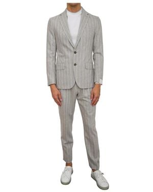 Eleventy Single Breasted Suits - Grigio