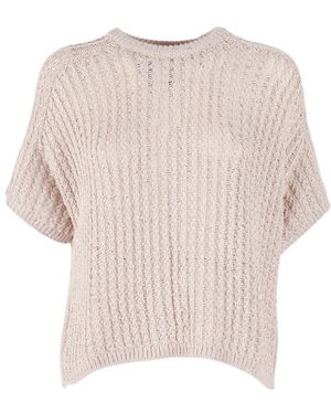 Antonelli Round-Neck Knitwear - Neutre