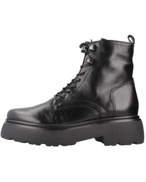 Mjus Botin Cordones - Schwarz