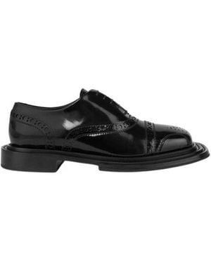 Moschino Laced Shoes - Black