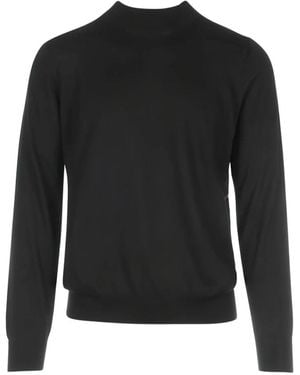 Gran Sasso Round-Neck Knitwear - Nero