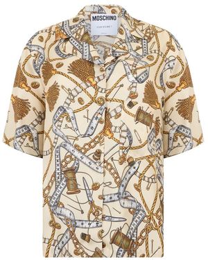 Moschino Short-Sleeve Shirt - Naturel