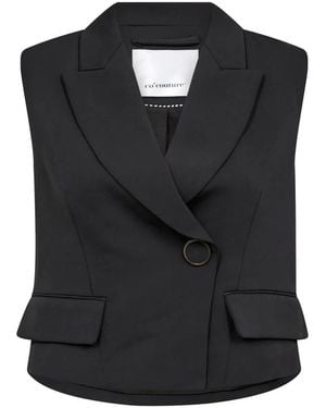 co'couture Vests - Negro