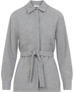 Peserico Groene Shirt Elegante Stijl Aw25 - Grijs