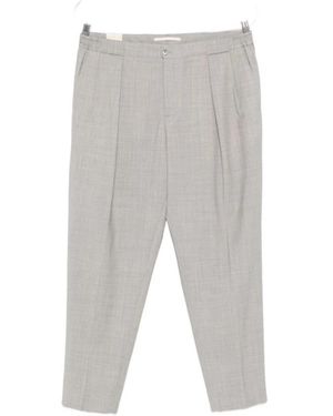 BRIGLIA Slim-Fit Trousers - Grey