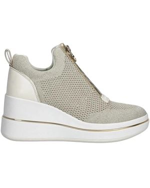 Michael Kors Emmy Wedge Zip Slip On - Grau