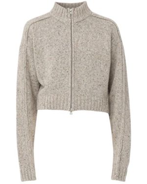 Won Hundred Alea Zip Knit Cardigan - Grijs