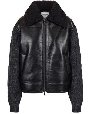 Iceberg Leather Jackets - Negro